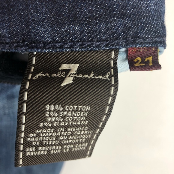 7 FOR ALL MANKIND boot cut denim jeans. Si… - Picture 5 of 5